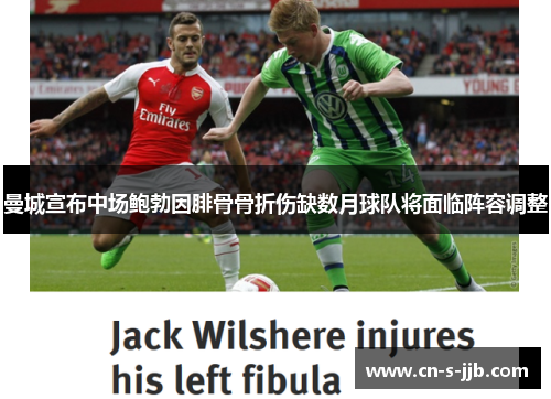 曼城宣布中场鲍勃因腓骨骨折伤缺数月球队将面临阵容调整